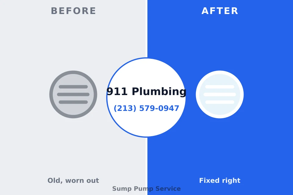 Before and after: plumbing repair Annapolis Neck, MD